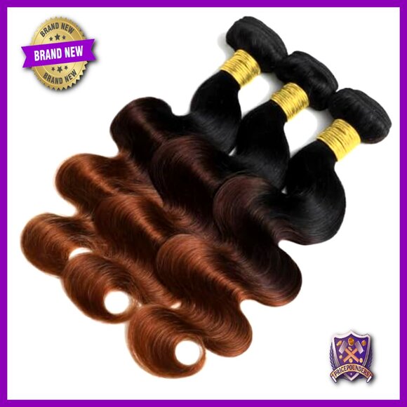 100% Real Virgin Human Hair Extensions Body Wave Bundles 10-14 Inch